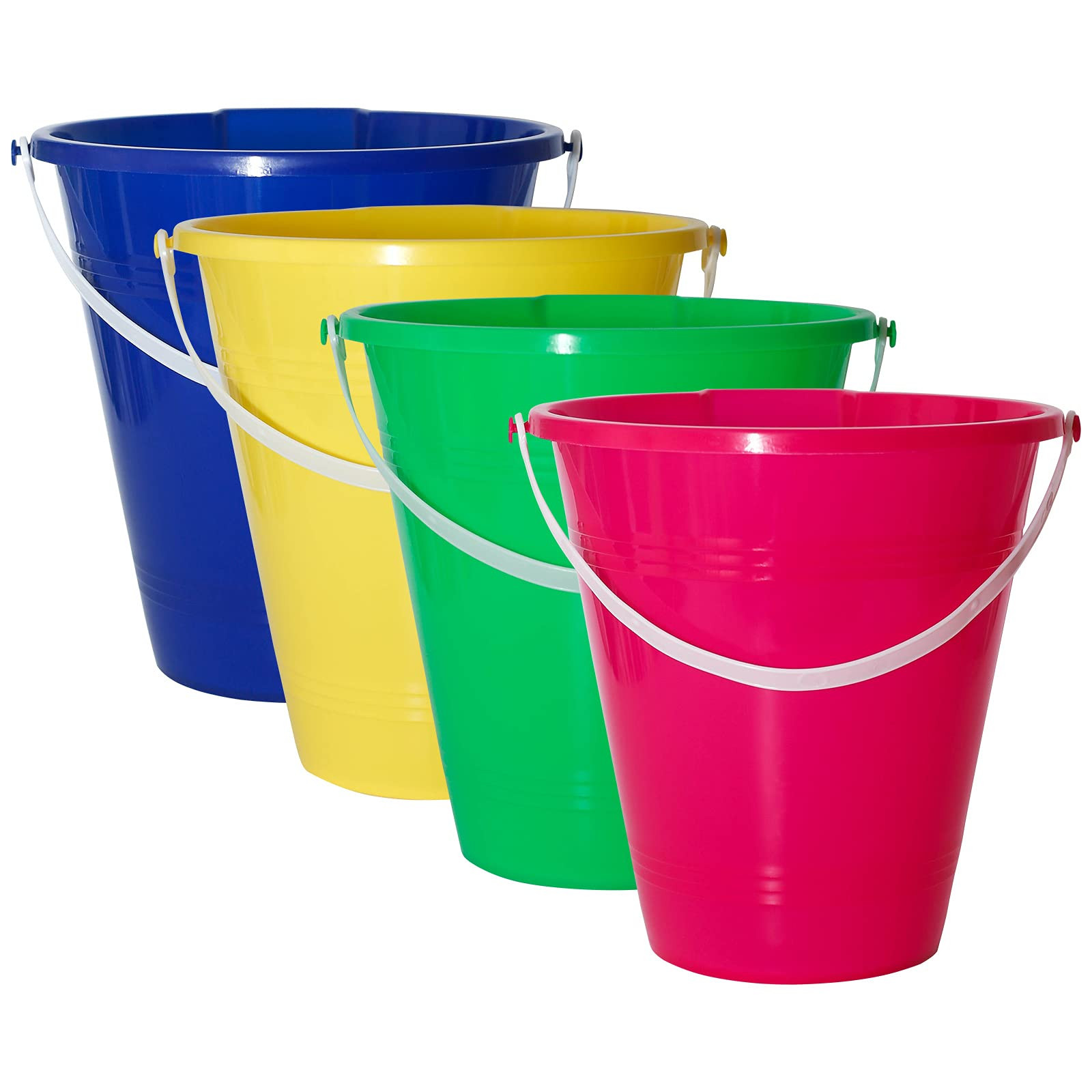 Holady Large Sand Beach Buckets Pail,Sand Bucket Water Bucket for Beach Fun Great Summer Party Ac... | Amazon (US)