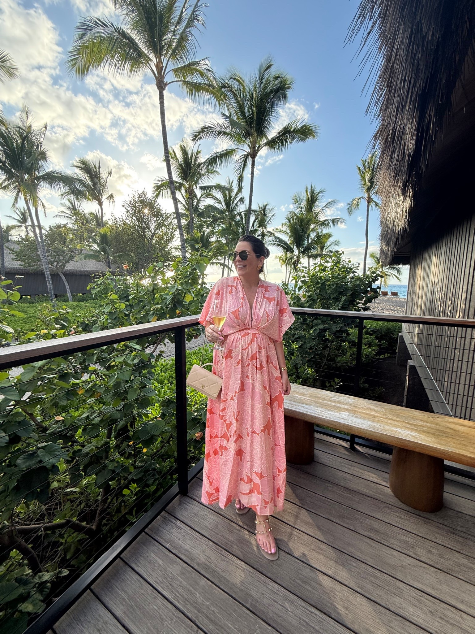 This dress is perfection for Hawaii and super bump friendly! Love the high slits on it. Wearing size M 

#LTKdayinmylife #LTKBump #LTKTravel