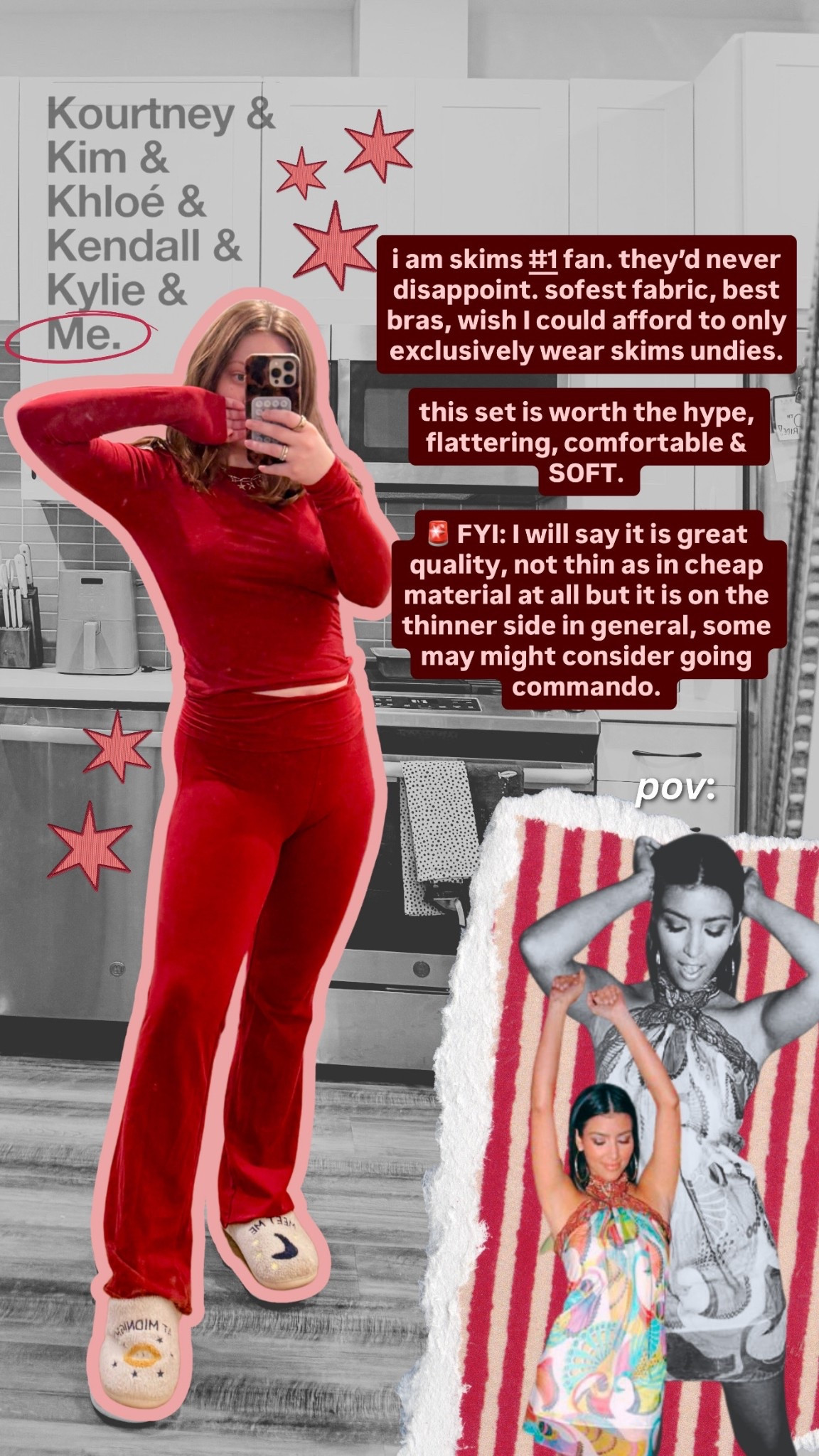 kalista kardashian is wearing a medium 

#LTKFindsUnder100 #LTKootd #LTKselfcare