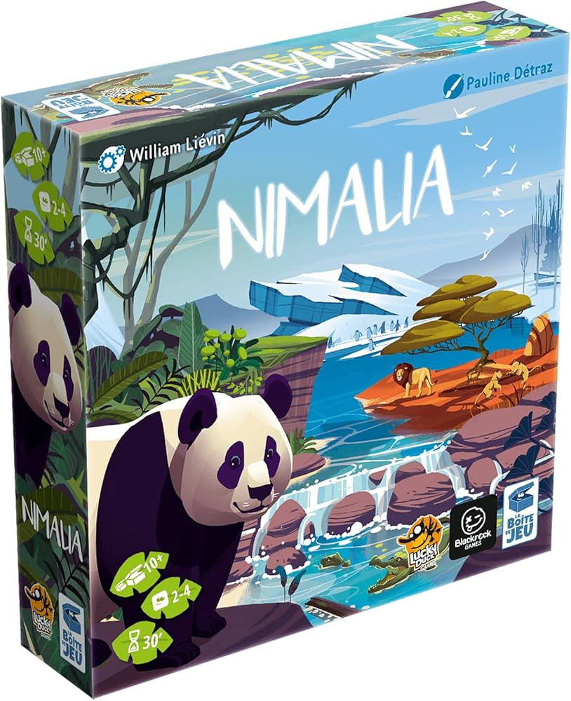 Nimalia Board Game | Animal Themed Strategy Game | Territory Building Game | Fun Family Game for ... | Amazon (US)