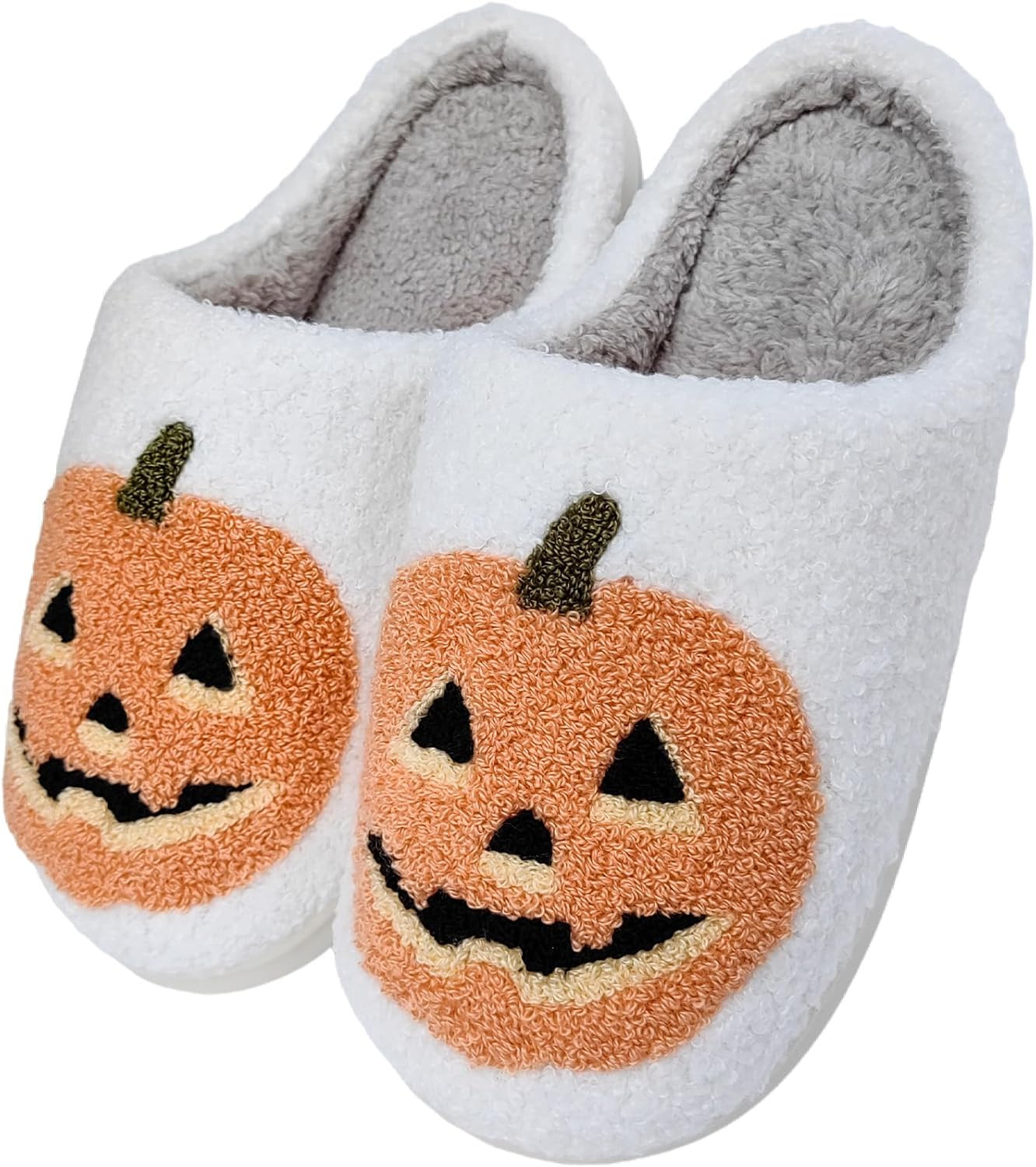 Womens Mens Slippers Memory Foam Plush Fluffy Warm Lined slippers Indoor Outdoor House Winter Slippers | Amazon (US)