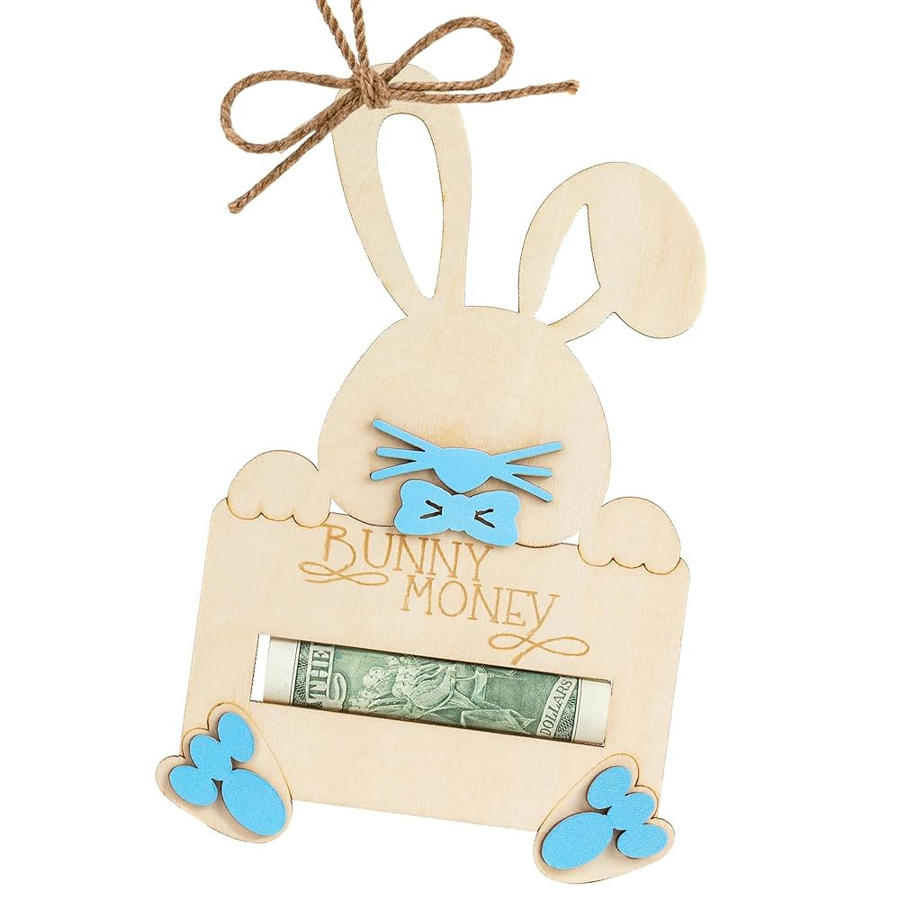 Easter Bunny Money Holder For Cash Gift, Easter Gift Card Holder Basket Tag, Basket Stuffers For ... | Amazon (US)