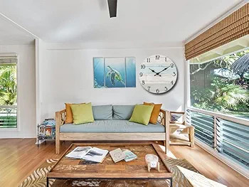 Silent Non-Ticking Wooden Decorative Round Wall Clock Quality Quartz Battery Operated Wall Clocks... | Amazon (US)