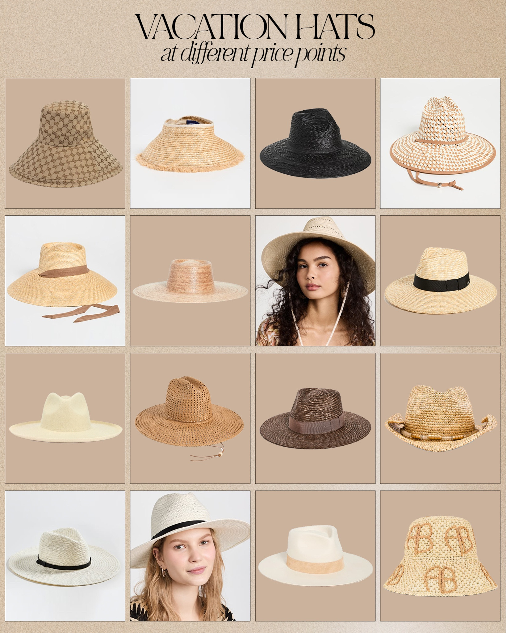 Vacation hats at different price points!

#LTKSeasonal #LTKtravel