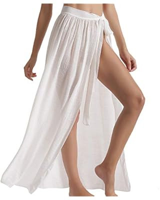 LIENRIDY Women's Swimsuit Cover Up Summer Beach Wrap Skirt Swimwear Bikini Cover-ups | Amazon (US)