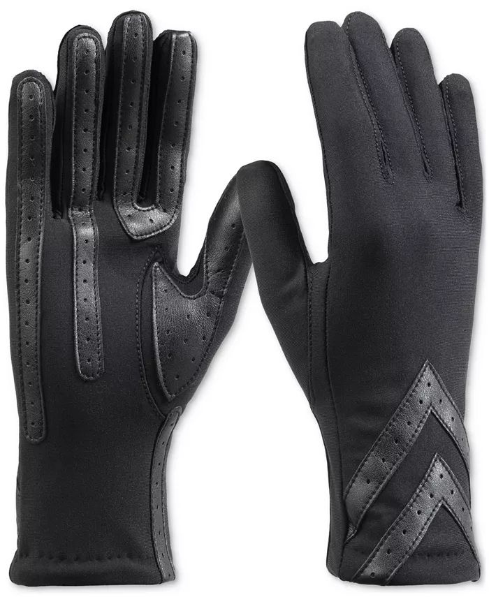 Isotoner Signature Women's Water-Repellent Heritage Chevron Gloves - Macy's | Macy's