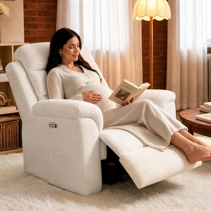 FLEXISPOT Souffle-Pro Swivel Rocker Recliner Chair with Nightlight, Power Nursery Glider Recliner... | Amazon (US)