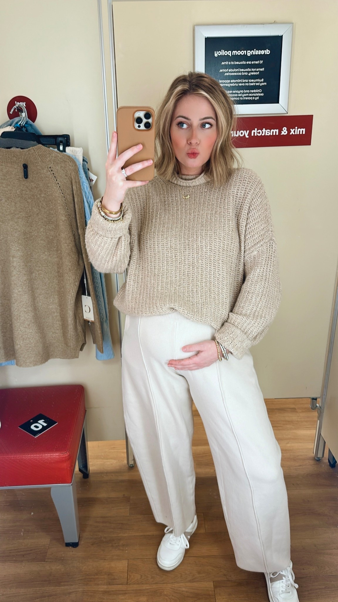 OBSESSED is an understatement with these super stretchy barrel sweater pants from Walmart!!! So easy to dress up or down and would be perfect for the pregnant/postpartum girlies!! 💖

#LTKootd #LTKBaby #LTKBump