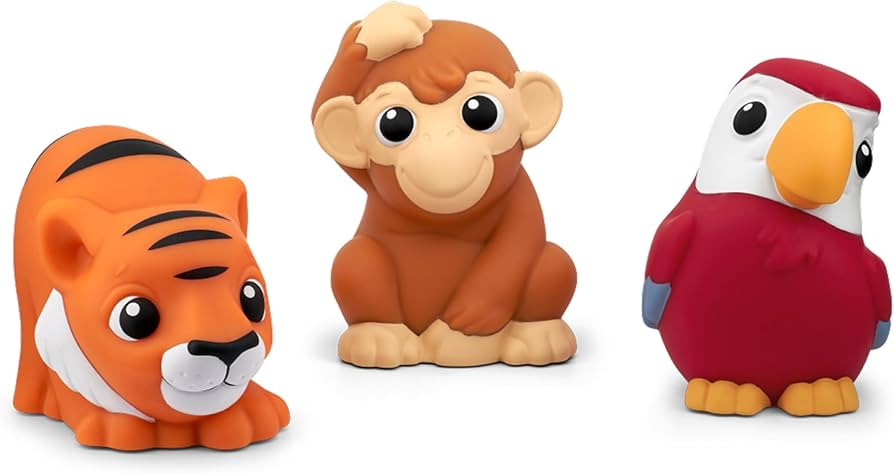 Tonies My First Jungle Set - Monkey, Parrot and Tiger Soft and Squeezable Audio Toy Figurines | Amazon (US)
