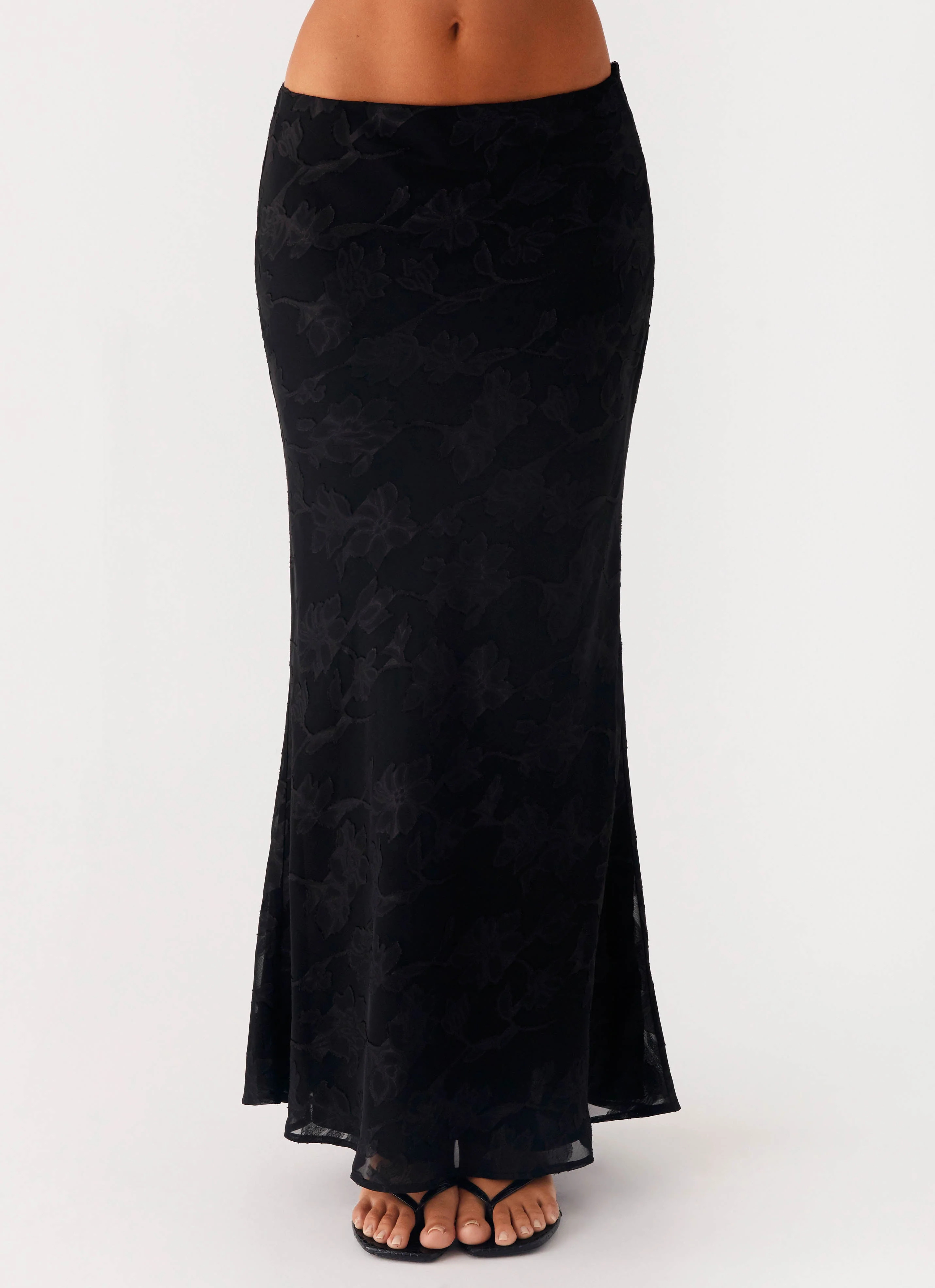 Starlit Maxi Skirt - Black | Peppermayo (Global)