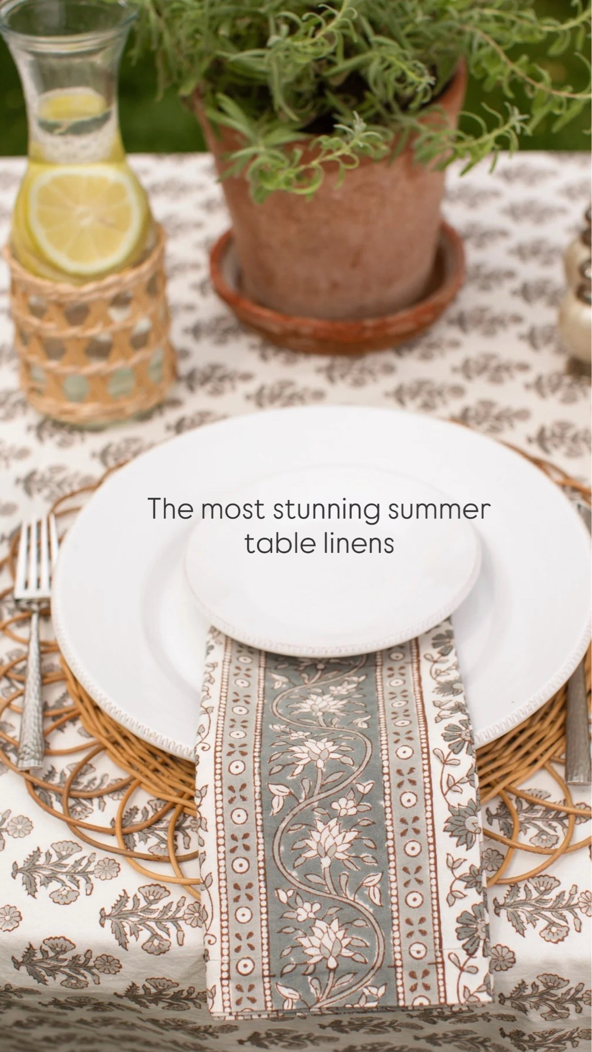 These summer table linens are so gorgeous and truly affordable!! Perfect for outdoor entertaining but also would be so pretty for fall!

#LTKHome #LTKdayinmylife #LTKSeasonal