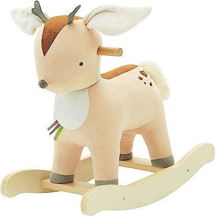 labebe 【New Baby Rocking Horse Plush, Male Fawn Rocker Toy for Child 1-3 Years, Rocking Horse/F... | Amazon (US)
