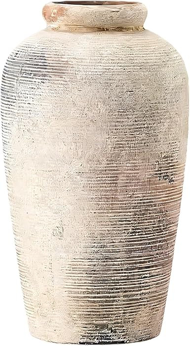 Ceramic Flower Vases Farmhouses Rustics Vases Decorative Pottery Terracotta Vases Home Decors Wed... | Amazon (US)