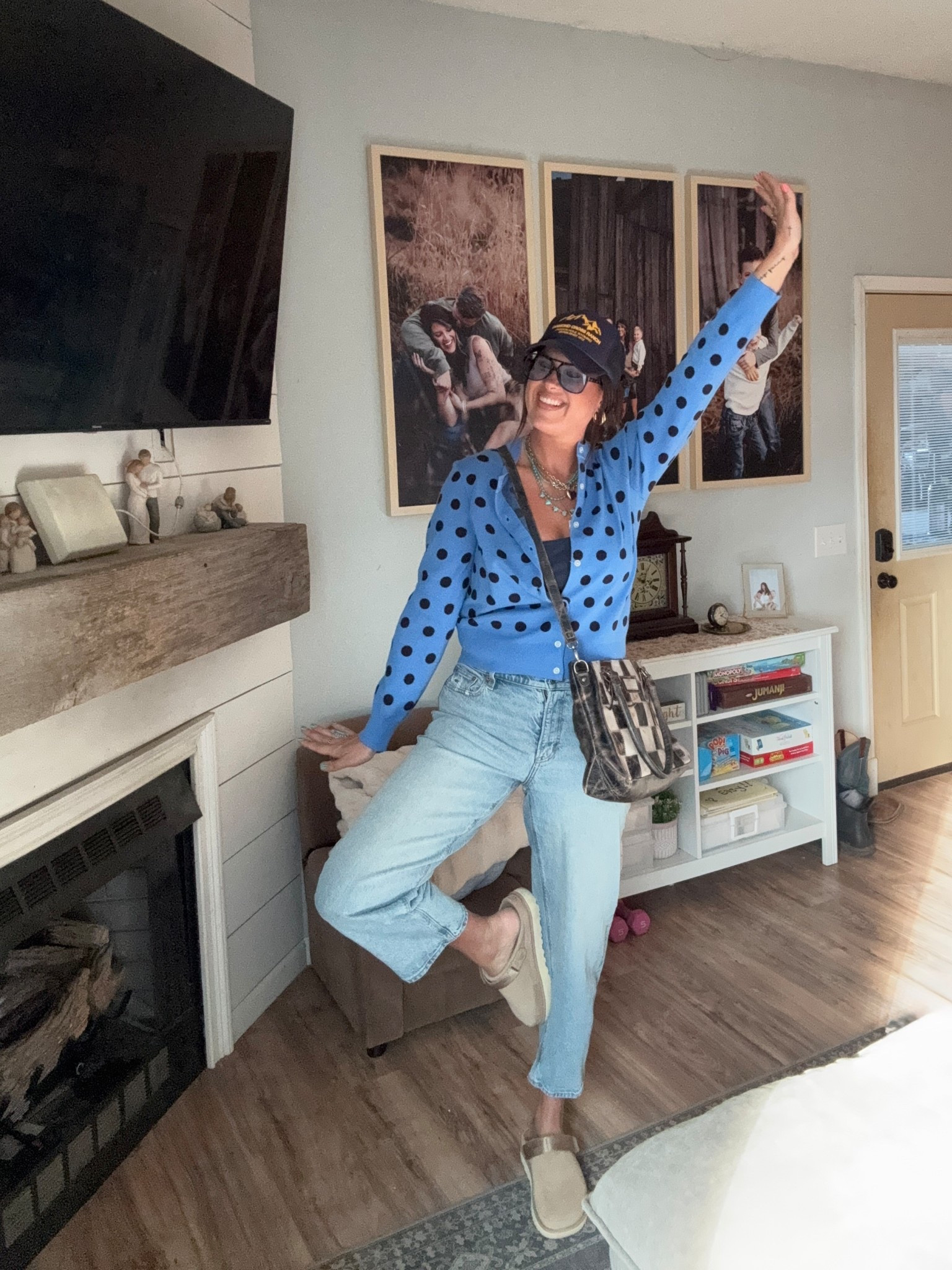 Starting the year out on the right foot … the right foot being an Ugg covered one that’s on the way to get a pedicure 🤣💙

I am determined to be more “myself” this year, and to find more joy in the little moments. So mixing patterns, dopamine dressing, or frankly just wearing whatever the hell I want, showing up here real & messy, romanizing little things like crafting a notebook for my to-do lists scrapbook style, and trying my best to stay above those mental health slumps , is what’s on the menu for 2026. Hopefully we don’t hit any pit falls along the way lol

Here’s to you 🥂 here’s to being yourself, loving yourself, and showing up unapologetically as your truest self! 🥂 because you deserve that… we all do 🫶🏼

This cardigan runs true to size, is so soft, and can easily be styled dressy, or fun like today!
And these uggs… holy moly… also true to size, and soooo comfortable! (Let’s hope I can treat em better than my poor Uggs in highschool 🤣 - the last & only real pair I owned.) PS teens … PUT NEW SOCKS ON AFTER SPORTS PRACTICE BEFORE YOU SLIDE THOSE UGGS ON 🤣 trust me & don’t make me elaborate lol 😉


#LTKTall #LTKFindsUnder100 #LTKMidsize