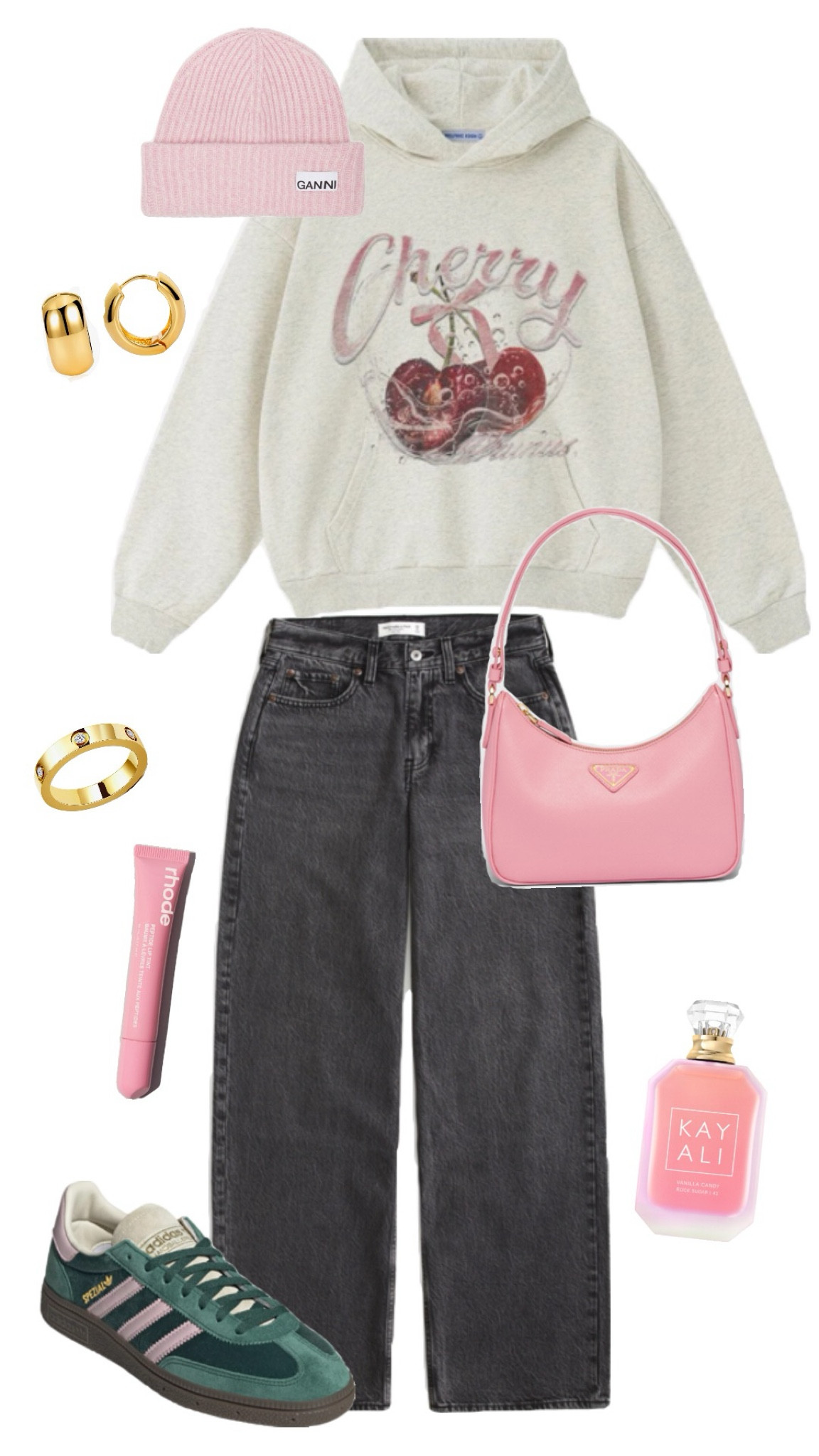 Casual outfit inspo, pink outfit, those skin, vanilla, gold jewelry, winter outfit inspo, fall outfit inspo, Prada, aelfedic Eden, baggy jeans

#LTKStyleTip #LTKShoeCrush #LTKItBag