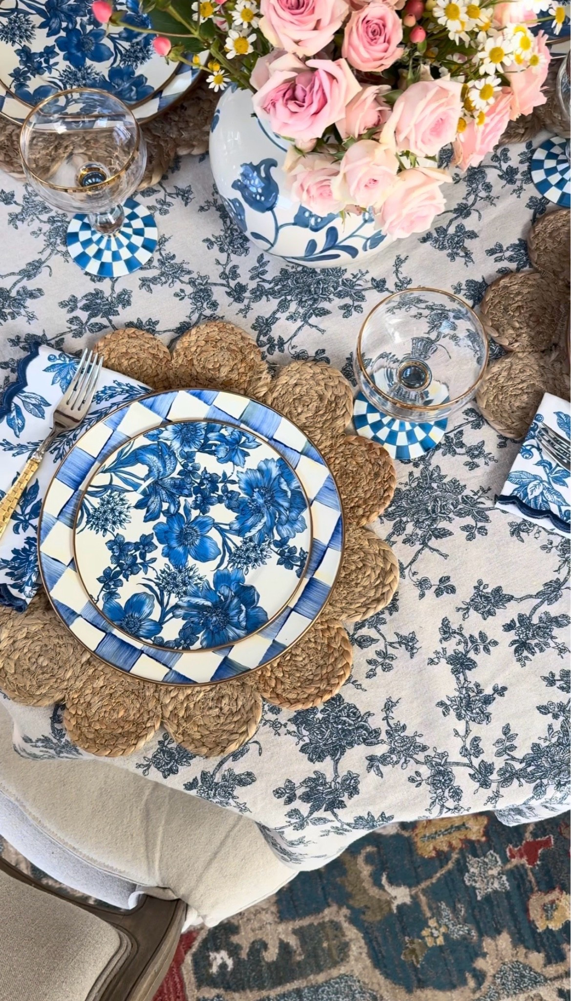 Don’t miss out on MacKenzie-Childs best sale of the year. Enamel plates, Royal Check, blue floral plates, tablescape, blue and white plates, glassware, English Garden, summer table setting

#LTKSeasonal #LTKHome #LTKSaleAlert