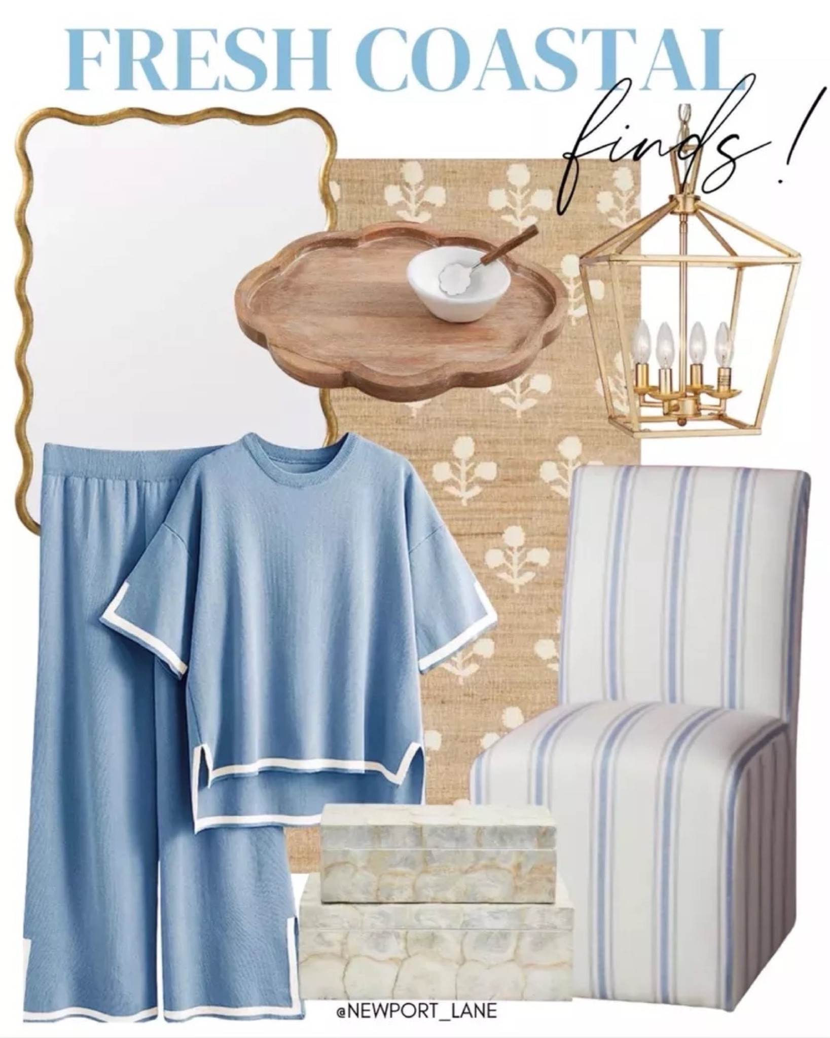 Fresh Coastal decor and coastal fashion Finds! Featuring a matching set, Amazon coastal home decor, blue decor, jute rug, scalloped mirror and more modern coastal decor favorites. 
8/3

#LTKStyleTip #LTKHome #LTKSeasonal