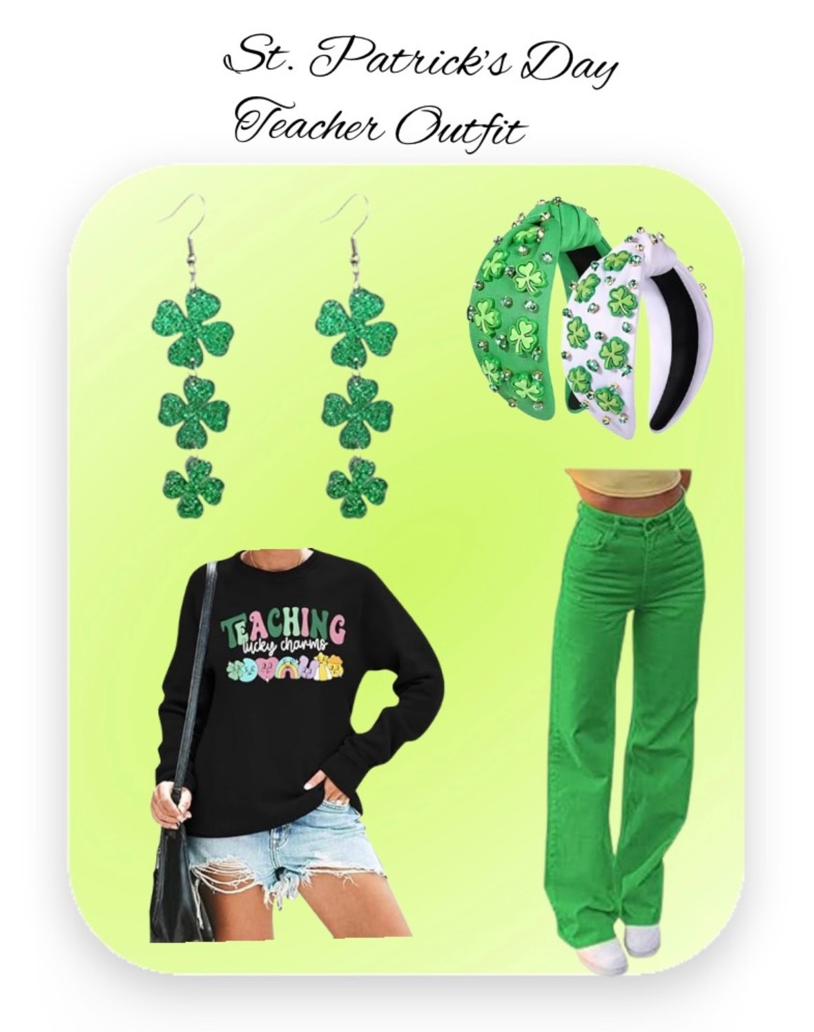 The perfect St. Patrick’s Day teachers outfit!

#LTKFindsUnder50 #LTKSeasonal #LTKSpringSale
