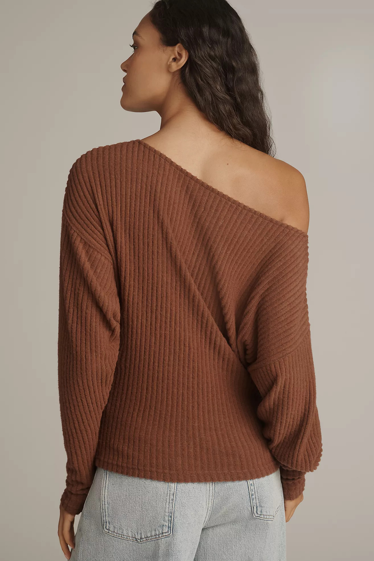 Pilcro Long-Sleeve Cozy Top | Anthropologie (US)