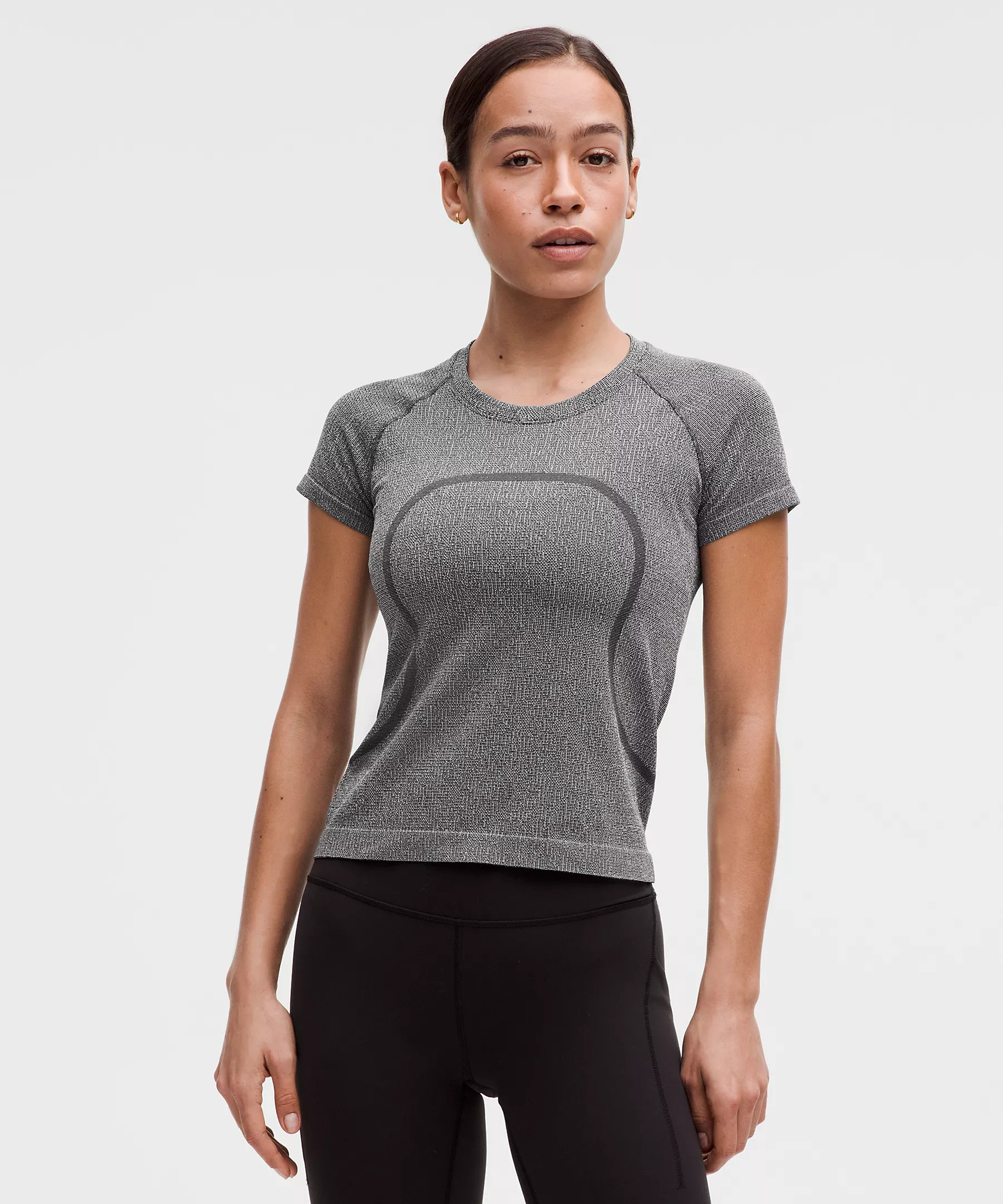 Swiftly Tech Short-Sleeve Shirt 2.0 Waist Length *Sparkle | Women's Short Sleeve Shirts & Tee's |... | Lululemon (US)