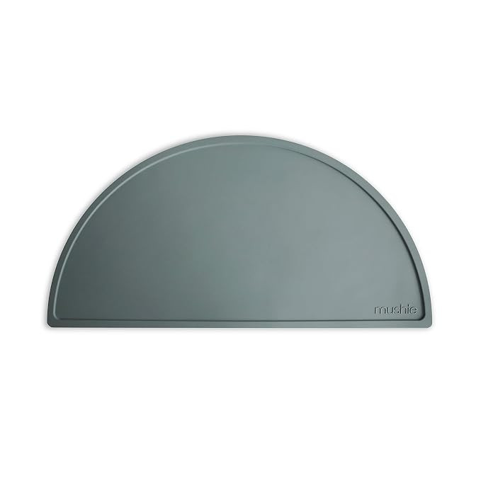 mushie Silicone Placemat for Kids | BPA-Free Non-Slip Design (Dried Thyme) | Amazon (US)
