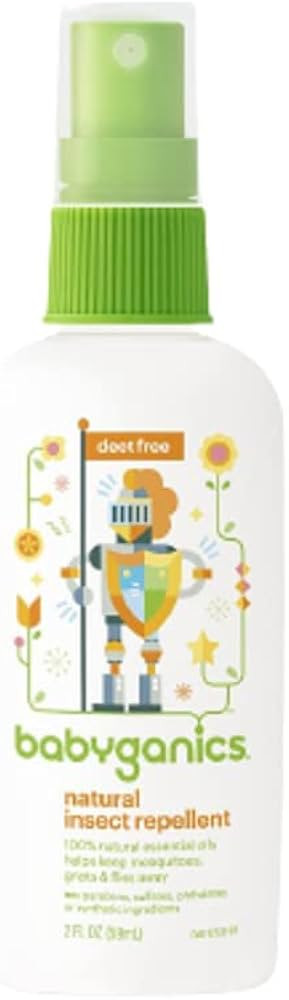 Babyganics DEET Free Travel Size Bug Spray, 2 Fl Oz | Amazon (US)