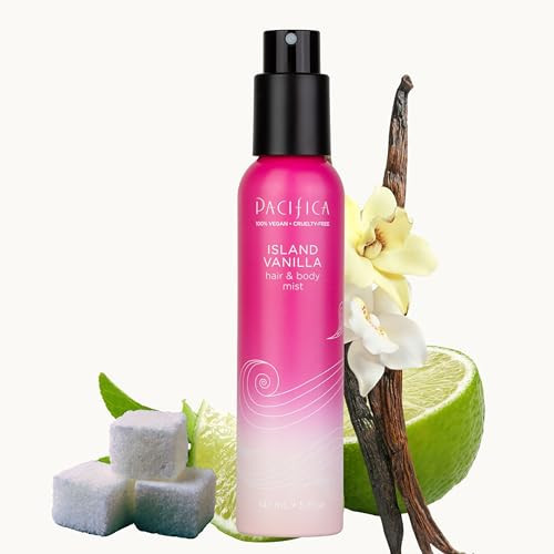 Pacifica Hair Mist Perfume & Full Body Spray for Women - Island Vanilla Body Mist Fragrance w/Sugar, Vanilla & Sandalwood Clean Beauty Alcohol-Free, Vegan & Cruelty-Free, 5 oz | Amazon (US)