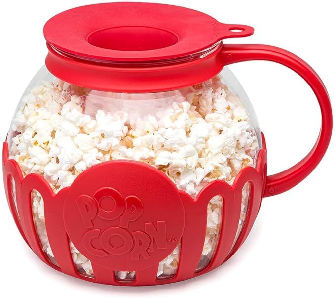 Ecolution Original Microwave Micro-Pop Popcorn Popper Borosilicate Glass, 3-in-1 Silicone Lid, Di... | Amazon (US)