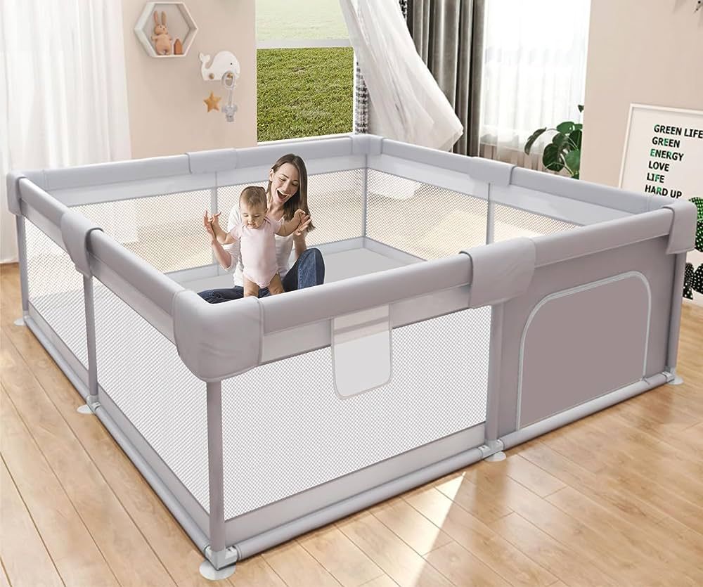 Baby Playpen Play Pens for Babies and Toddlers Baby Fence Baby Play Yards for Indoor & Outdoor wi... | Amazon (US)