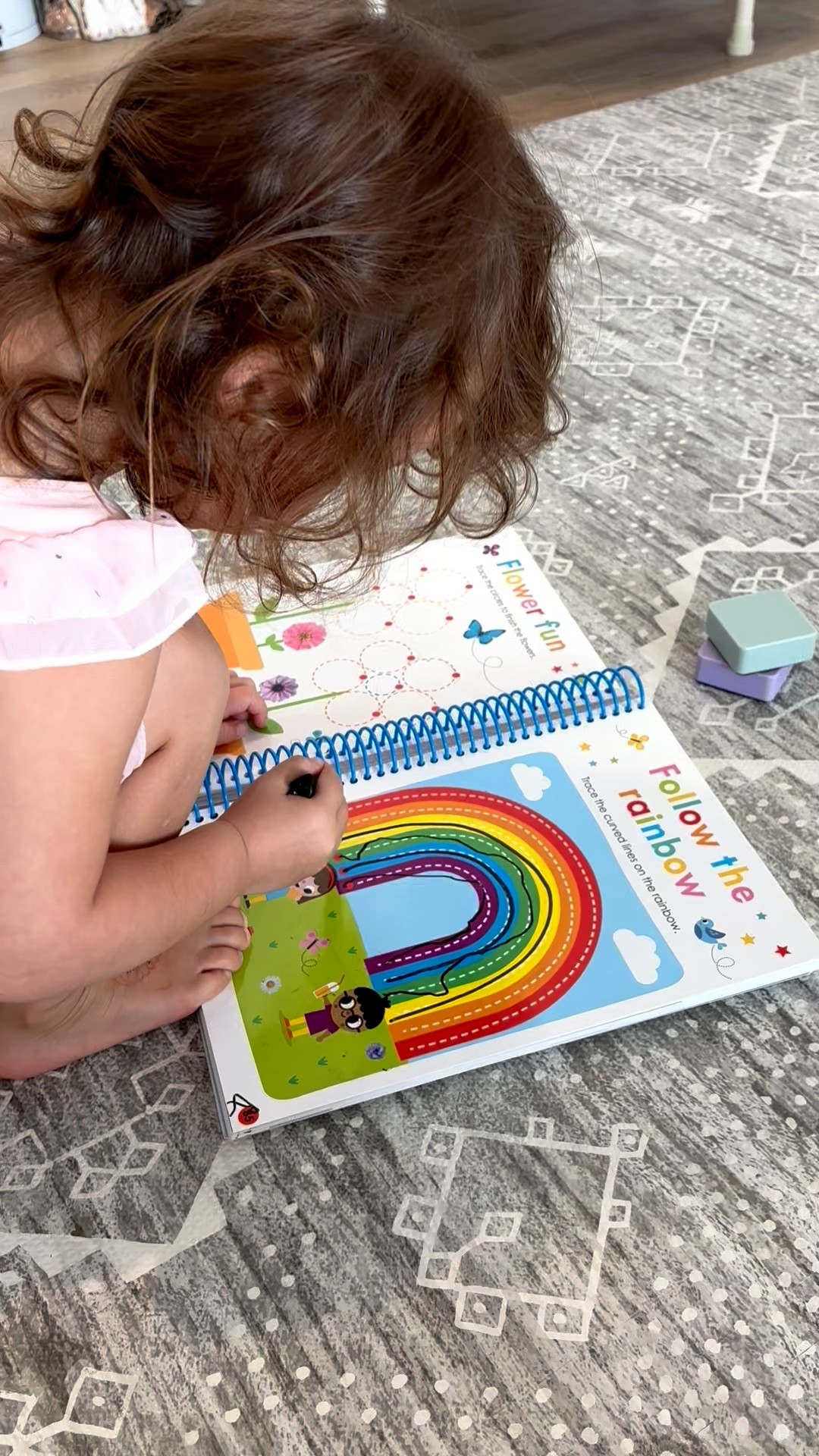 We use this dry erase workbook every single day! It’s my daughter’s favorite right now to trace lines and tell me what she sees on the pages. Perfect for toddlers and pre-K ages. 

#LTKBaby #LTKKids #LTKFamily