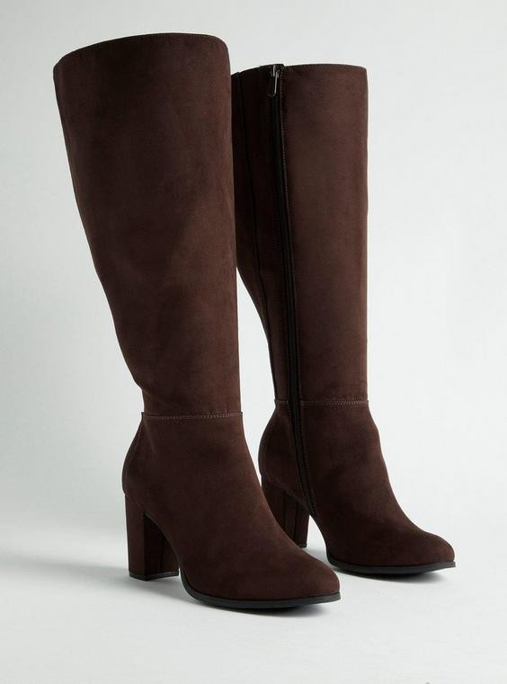 Almond Toe Heel Knee Boot WW) | Torrid (US & Canada)