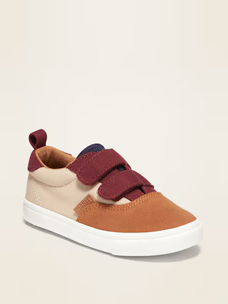 Double Secure-Strap Mixed-Fabric Sneakers for Toddler Boys | Old Navy (US)