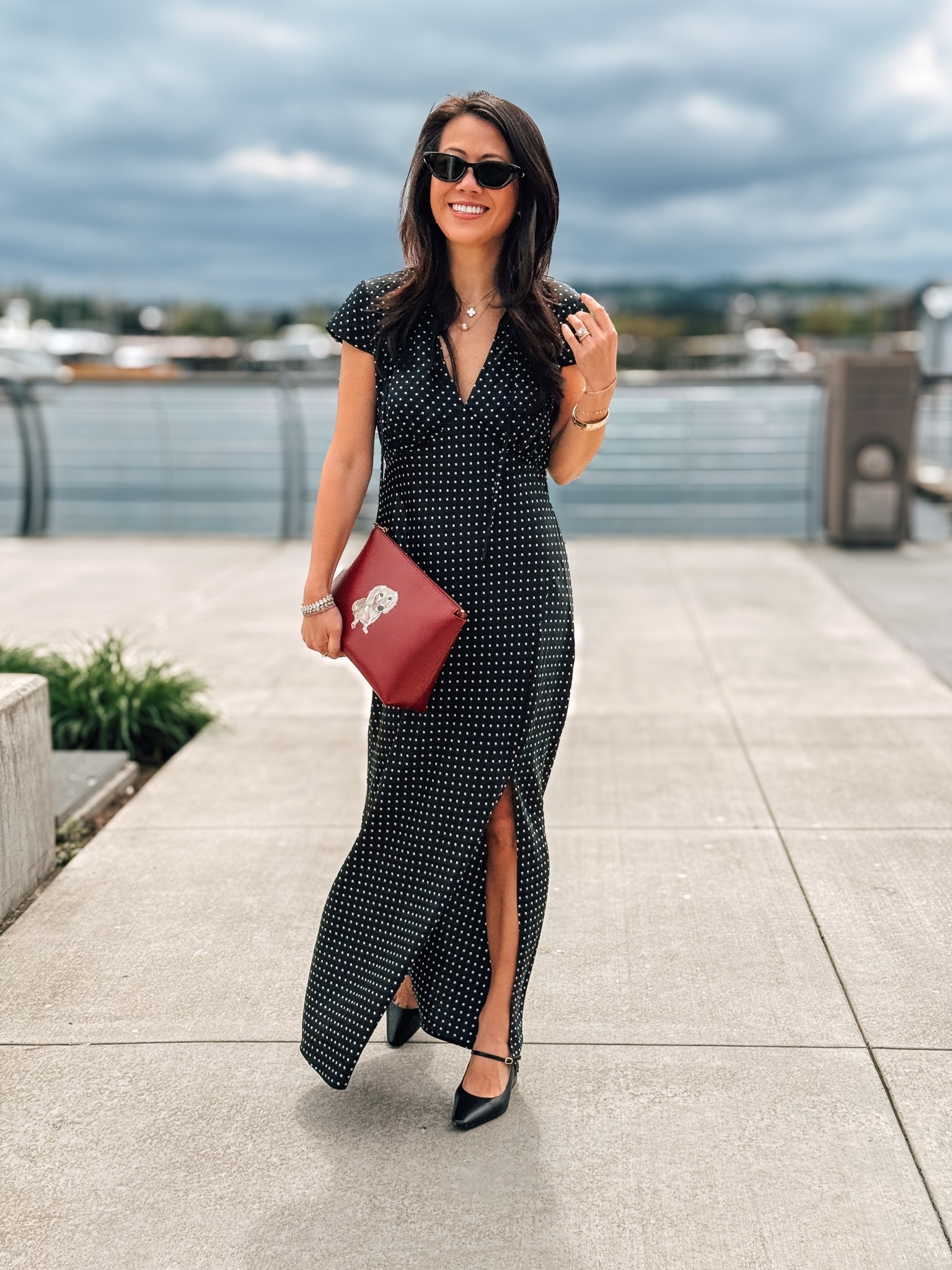 maxi dress for summer 
wedding guest dress
Petite friendly 
Polka dot dress

#LTKOver40 #LTKPetite #LTKootd