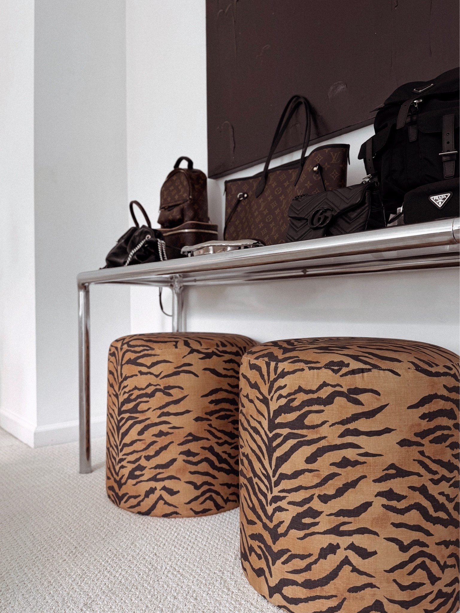 Obsessed with these tiger print ottomans from target! Not available for shipping right now, but 100% worth tracking down locally and picking it up!! I definitely drive to two locations 😂

Target threshold tiger print ottomans

#LTKHome