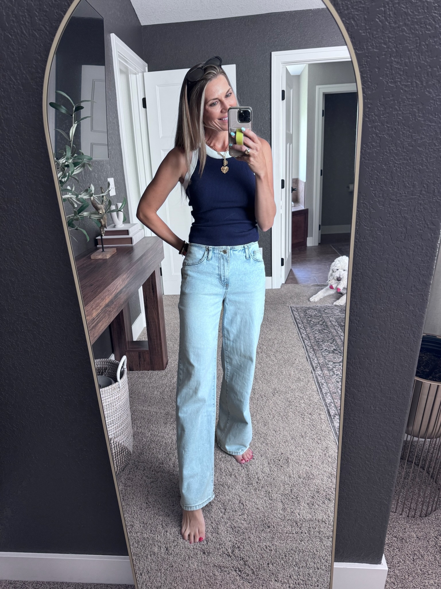 Got my hands on the viral Walmart denim and they did not disappoint! 

#Walmartfinds #WalmartFashion #ViralDenim #lowrisejeans #Affordablefashion #fallstyle #Viralfashion

#LTKStyleTip #LTKFindsUnder50 #LTKSaleAlert