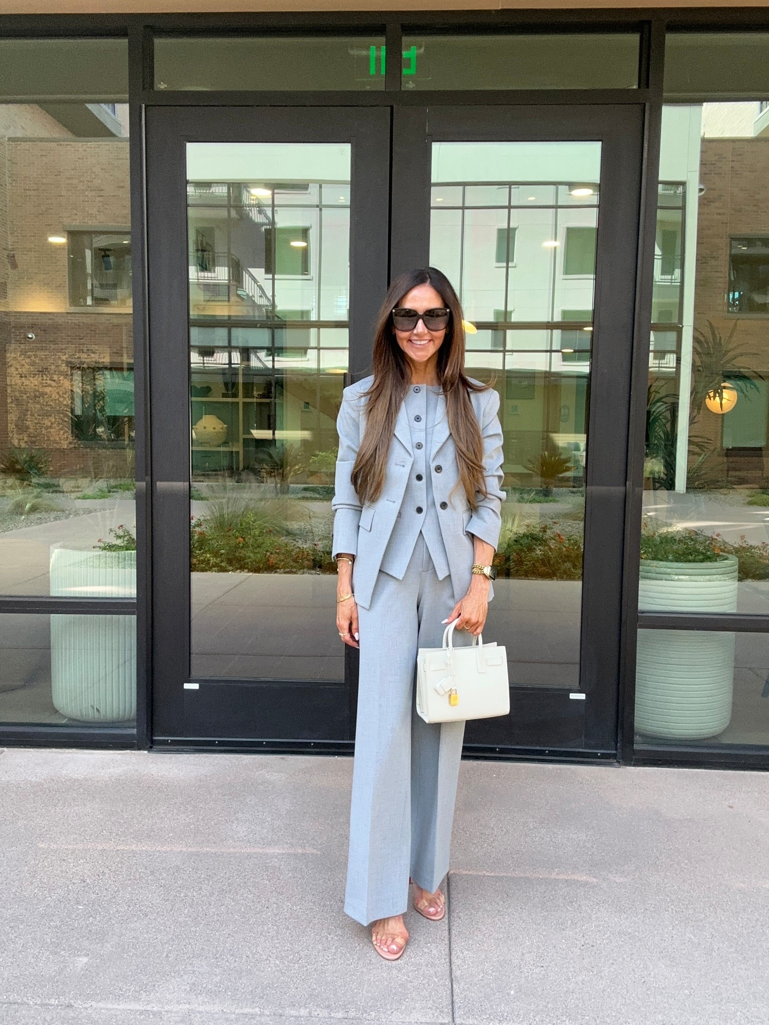 Wearing xs 🤍

#LTKWorkwear #LTKdayinmylife #LTKOver40