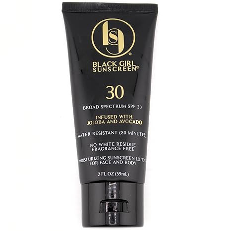 BLACK GIRL SUNSCREEN - Face & Body Moisturizing Sunscreen Lotion SPF 30, No White-Residue for Mel... | Amazon (US)