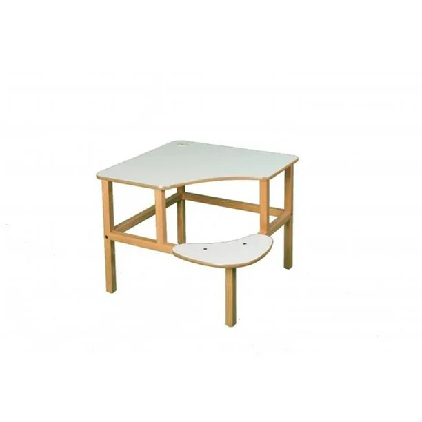 Wild Zoo Furniture c-d wht-tan-wz Corner Desk - White-Tan | Walmart (US)