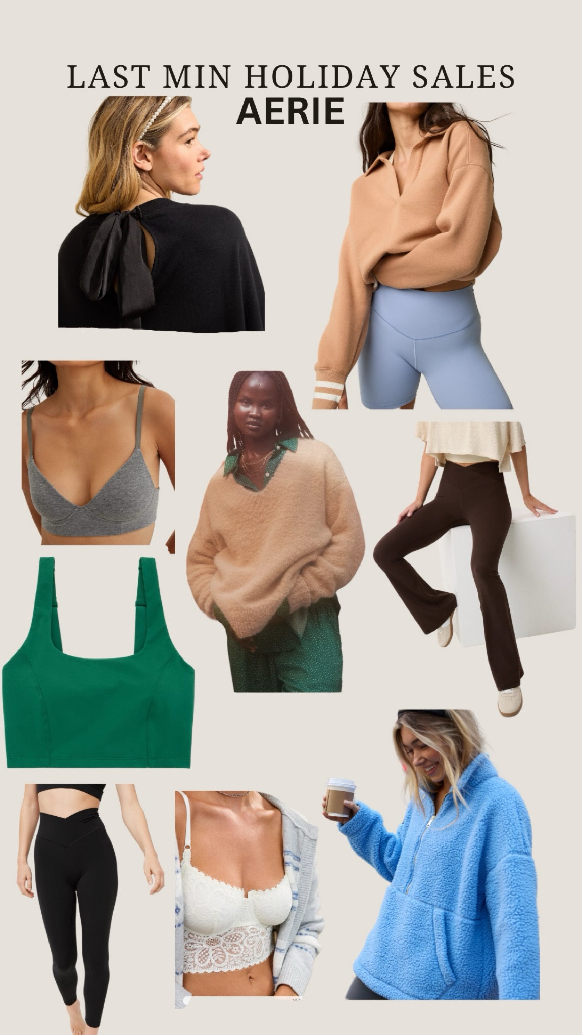 Last min holiday finds from aerie 

#LTKHoliday #LTKSaleAlert #LTKGiftGuide