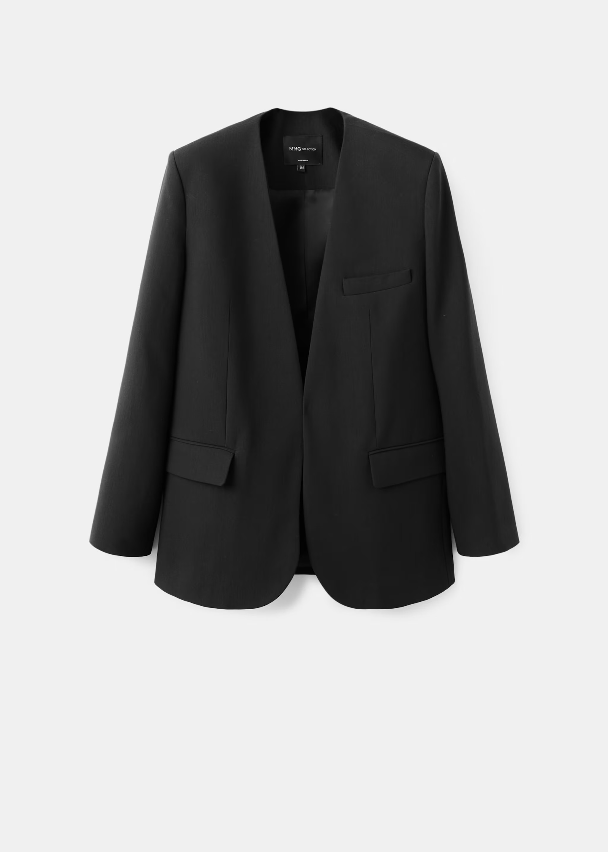 Straight suit jacket with lapel pockets | Mango (US/MX/AU)