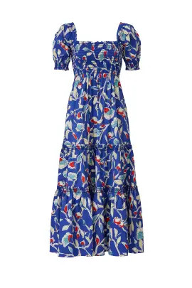 Painted Roses Smocked Dress | Rent the Runway