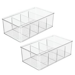 The Home Edit Small Insert Bins 6- Piece Clear Cabinet Organizer - Walmart.com | Walmart (US)
