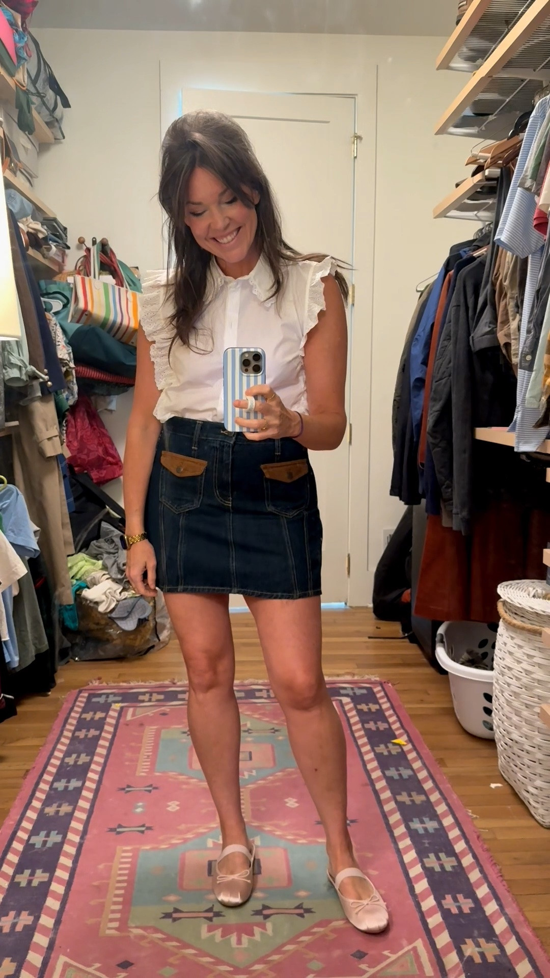 Love this cute skirt that will transition so well to fall weather with boots and sweaters!!✨✨✨

#LTKootd #LTKOver40 #LTKmomlife