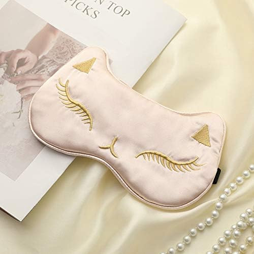 PERFECTSIGHT Cute Cat Sleep Eye Masks, Silk Sleep Eye Cover Lightweight Adjustable Eyeshade Mask ... | Amazon (US)