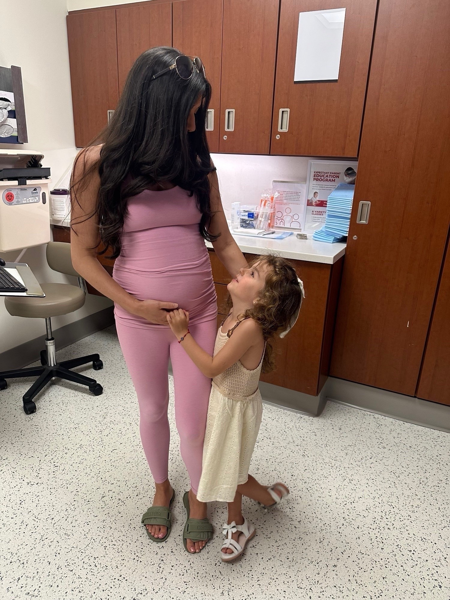 Favorite maternity leggings. I will be buying their regular leggings after too! I usually wear Alo or Lululemon, which are great too, but Beyond Yoga is the softest I have tried

#LTKActive #LTKBaby #LTKBump