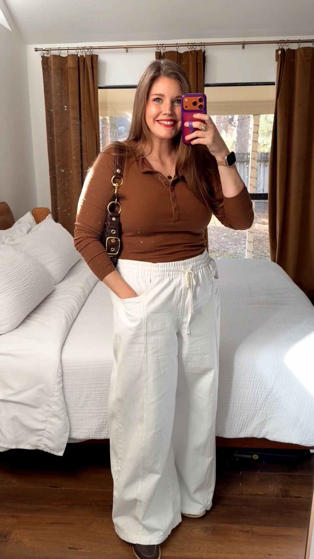 Causal outfit idea 
............
Wide leg jeans wide leg pants cream pants white pants cream jeans free people dupe snap button shirt snap front shirt Henley shirt brown shirt brown tee long sleeve tee workwear work look casual look casual outfit size 14 outfit size 14 pants midsize fashion sperrys chocolate shirt chocolate sperrys leather loafers brown loafers brown handbag leather handbag coach handbag leather purse winter outfit idea target fashion Walmart fashion target style 

#LTKFindsUnder50 #LTKWorkwear #LTKMidsize