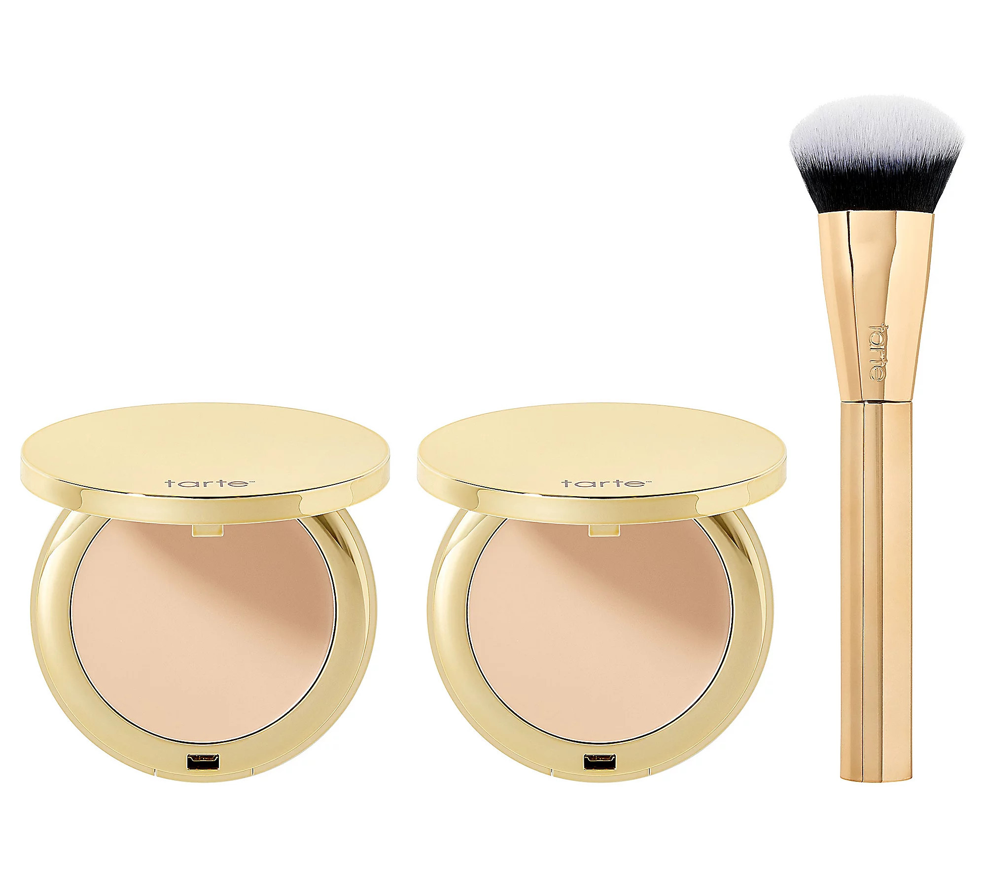tarte Shape Tape Cream Foundation DuoWith Brush | QVC