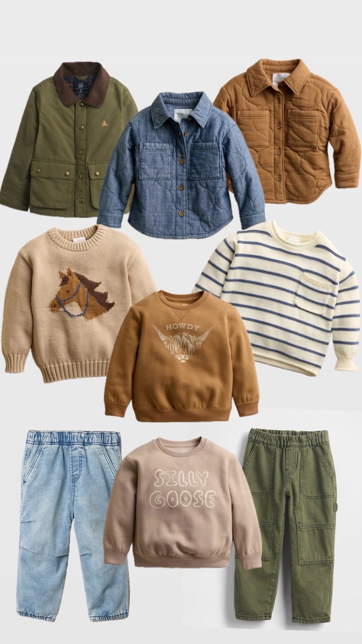 Toddler boy fall looks 🤎