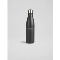Ellis Black Metal LKB Water Bottle, Black | L.K. Bennett (UK)