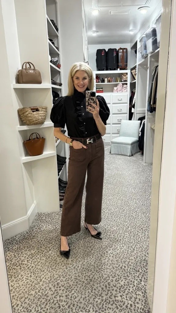 Easy everyday brown and black combo  

#LTKOver40 #LTKSeasonal